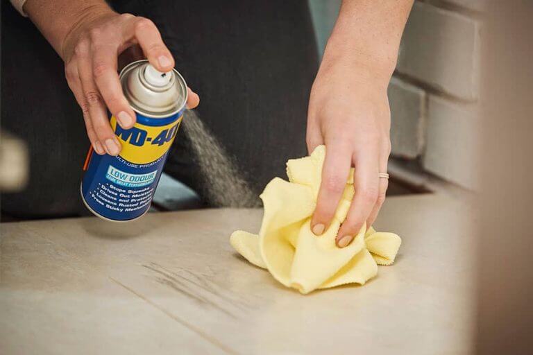 Can I use WD40 to remove rust from tiles? WD40 Australia
