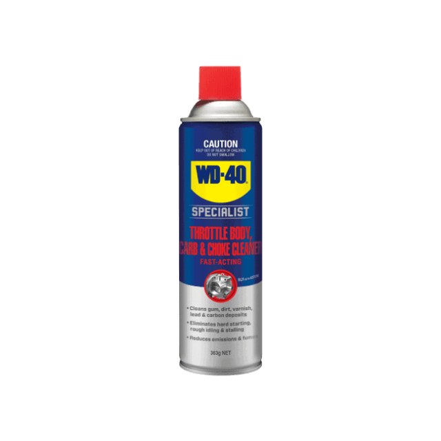 Fast Acting Throttle Body, Carb & Choke Cleaner WD40 Australia