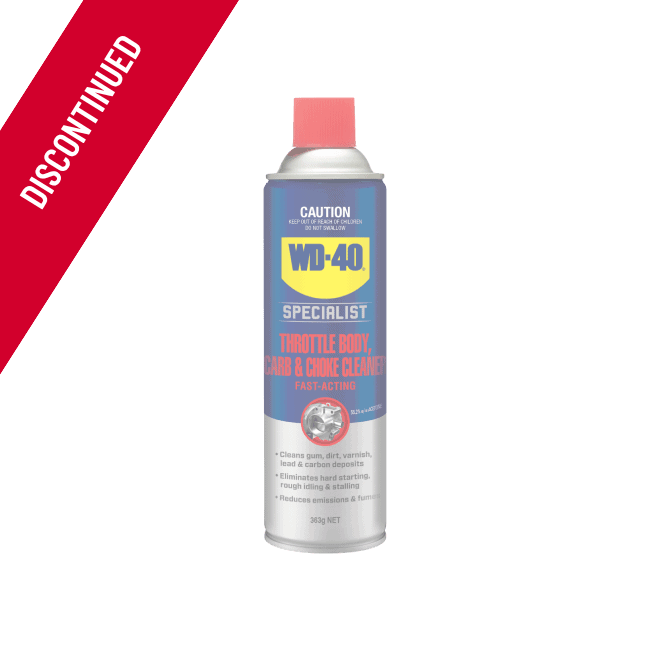 discontinued throttle body carb & choke cleaner