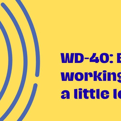 WD-40 Magic: Because a working ute deserves a little love too