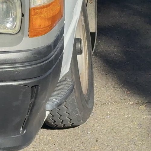 Wheels aren't suppose to sit like this