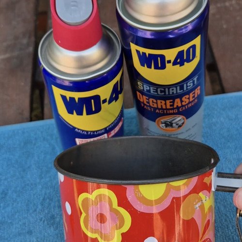 Bringing this vintage sifter back to life with WD-40